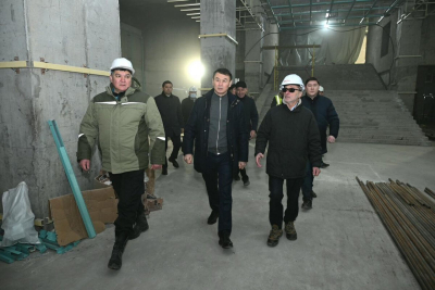 На каком этапе находится строительство станции метро "Калкаман" в Алматы