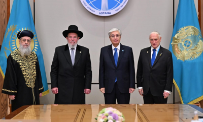 Токаев встретился с представителями иудейских организаций