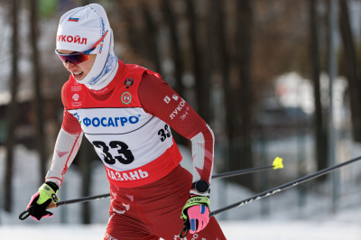 Татарстанские лыжницы Мацокина и&nbsp;Степанова выиграли командный спринт на&nbsp;этапе Кубка России