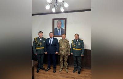 Гвардейцы награждены нагрудным знаком «Намыс» имени Бауыржана Момышулы