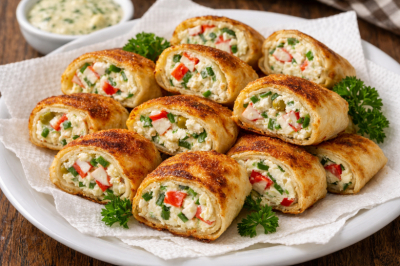 Бюджетная версия роллов: лаваш с крабовыми палочками и сливочным сыром