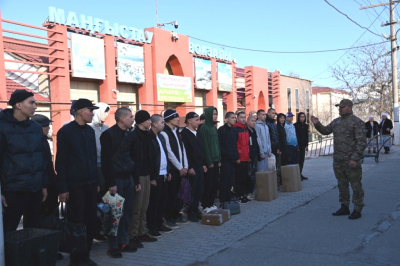 Военно-морские силы Казахстана пополняются новобранцами