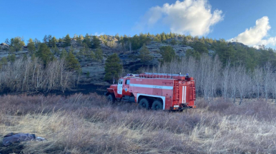 В Иле-Алатауском нацпарке ведется тушение локального возгорания