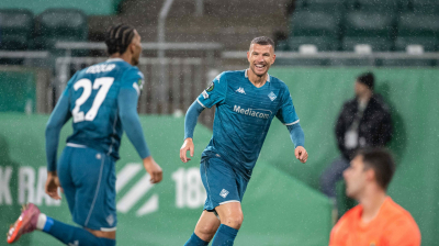 Забив &laquo;Рапиду&raquo;, Эдин Джеко стал самым возрастным бомбардиром Лиги конференций