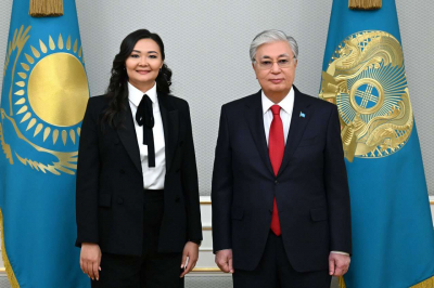 Токаев поздравил Алию Юсупову с переизбранием на пост президента федерации гимнастики