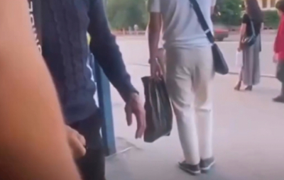 Мужчину с ножом задержали в Семее (ВИДЕО)