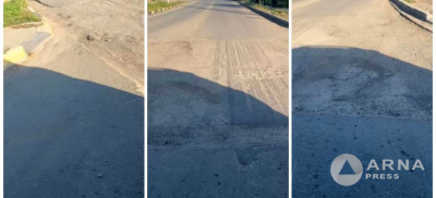 Без асфальта после дорожного ремонта остался выезд на одну из улиц Семея